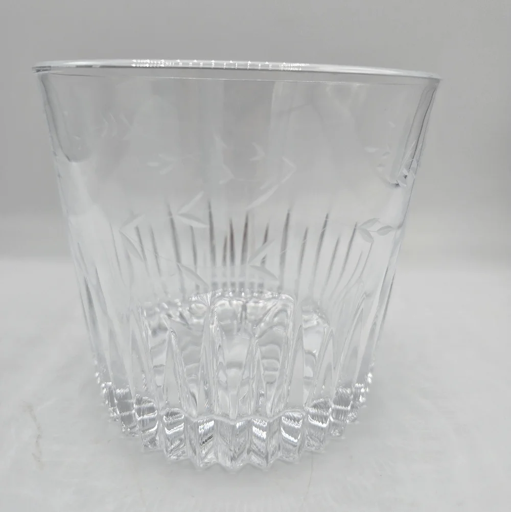 Princess House Heritage Crystal Ice Bucket | Vintage Holiday Barware
